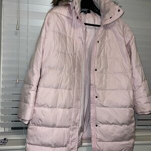 Lands' End Light Pink Puffer Jacket NEVER WORN, BRAND NEW